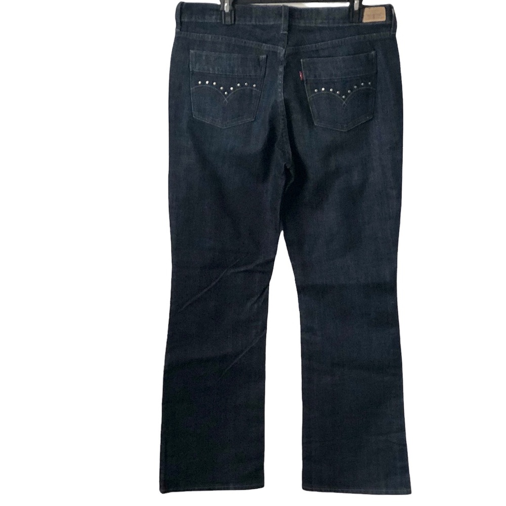 Levis 515 Women Blue Jeans Bootcut Two Pockets Front and Back Zipper Button 14 - Picture 2 of 15